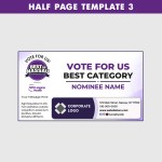half page template 3