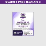 quarter page template 3